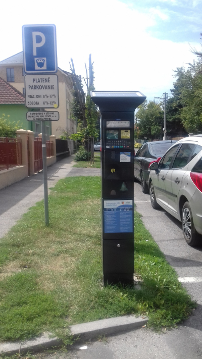 Lístok z parkovacieho automatu iným spôsobom