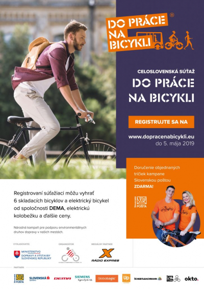 Do práce na bicykli: Dunajská Streda sa zapojí aj tento rok