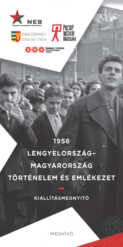 Kültéri tárlat az 1956-os magyar lengyel eseményekről Kültéri tárlat az 1956-os magyar lengyel eseményekről