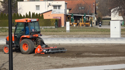 Megkezdődött a tavaszi parkosítás Dunaszerdahelyen