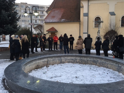 A veronai buszbaleset áldozataira Dunaszerdahelyen is megemlékeztek