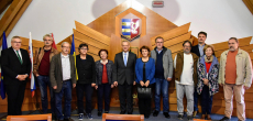 A Magyar Művészeti Akadémia Művészetelméleti Tagozatának küldöttségét fogadták